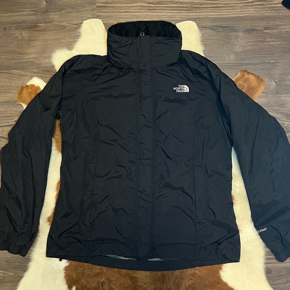 TNF North Face Women’s Black Rain Jacket